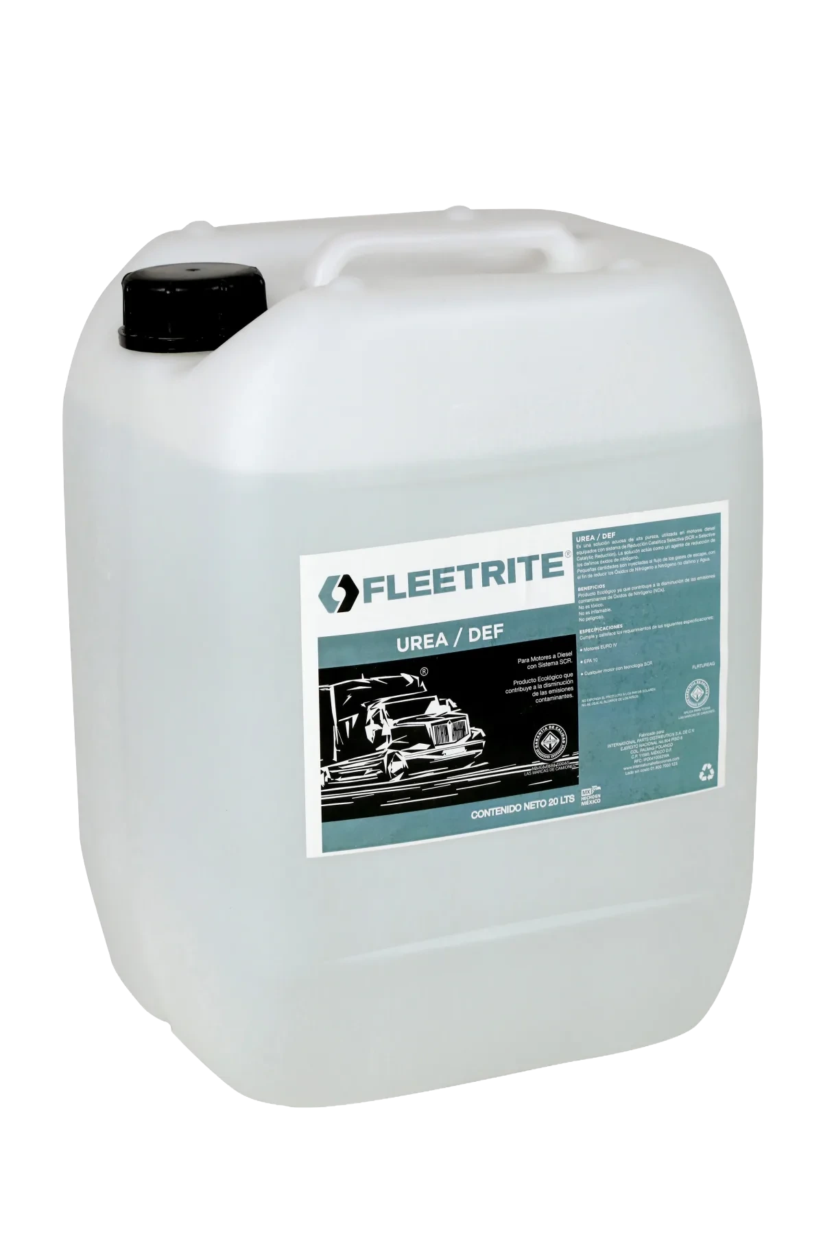 Urea automotriz — Garrafa